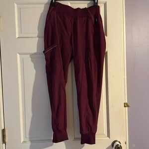 Infinity Cherokee maroon jogger scrub bottoms